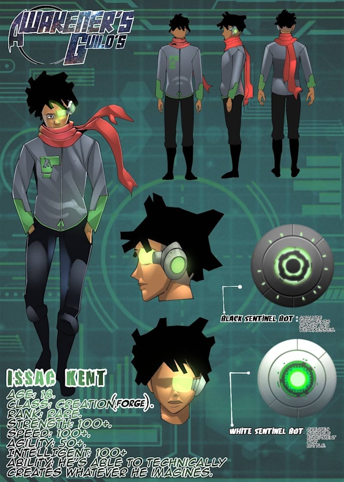 create your character design and refsheet