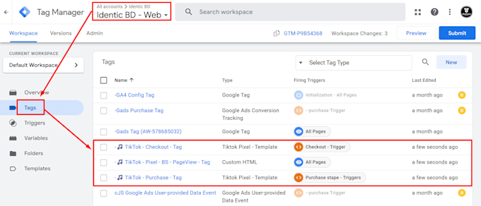 fix tiktok server side tracking, tiktok pixel, event API via google tag manager