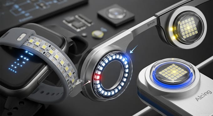 design compact led lighting for iot wearables and portable systems
