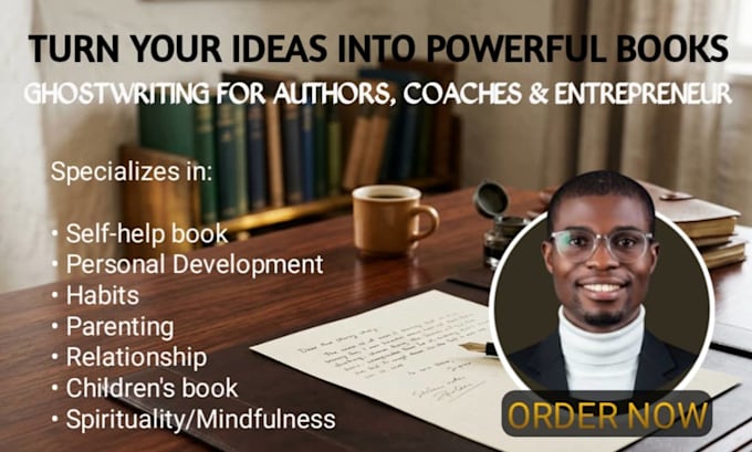 ghostwrite your business or self help book