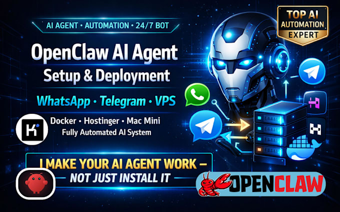 openclaw whatsapp telegram ai agent openclaw setup hostinger vps docker mac mini