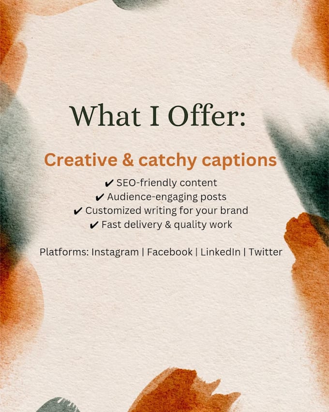 write engaging instagram captions and creative content
