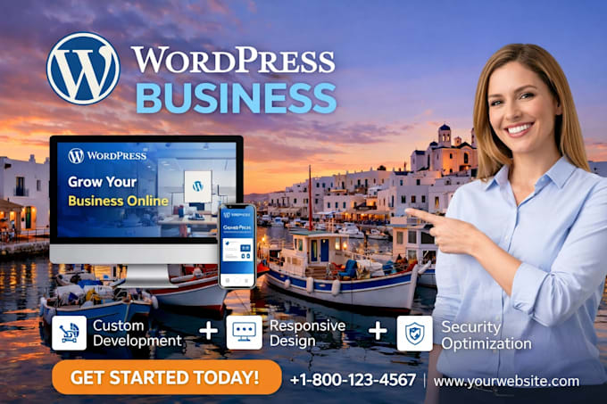 create fast, responsive wordpress website with SEO