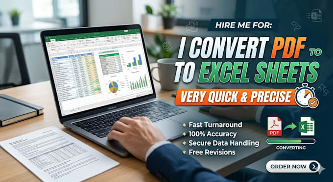 convert PDF to excel spreadsheet accurately and fast