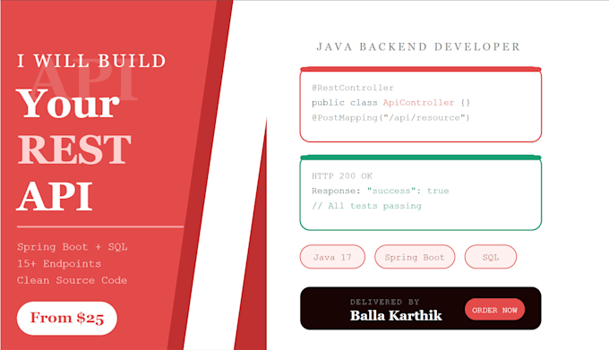 build a spring boot rest API with sql database