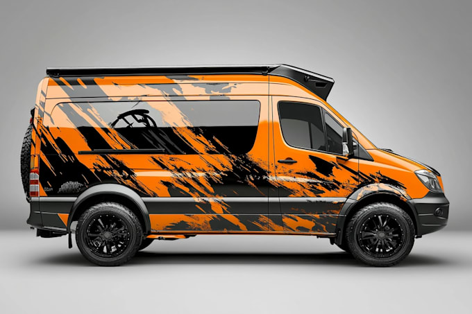 wrap the car wrapping with itasha decal vector design