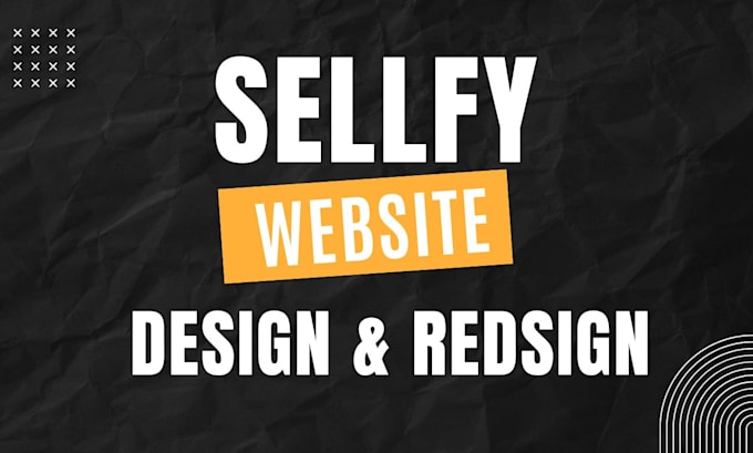 do sellfy website design store design redesign shopify store design