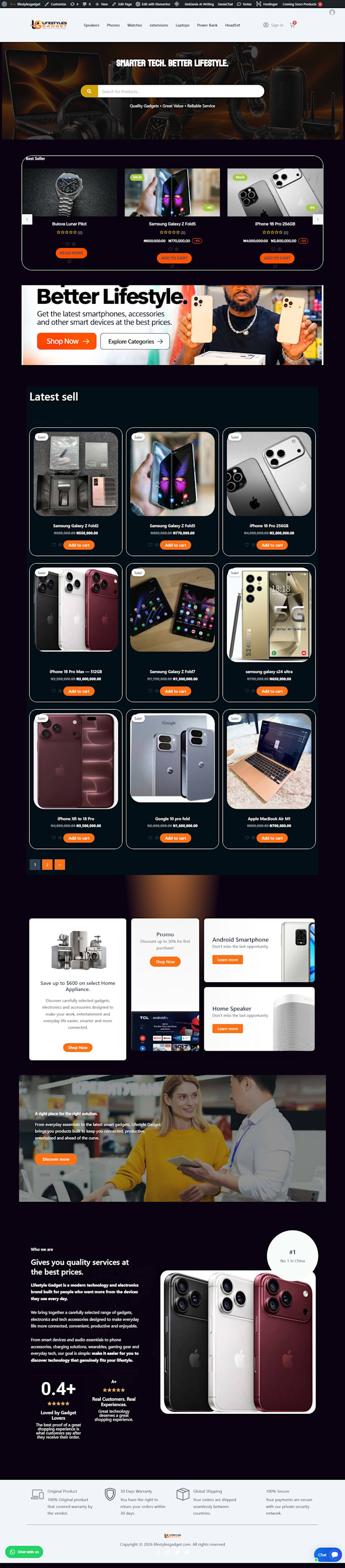 build woocommerce store and cartflows sales funnel