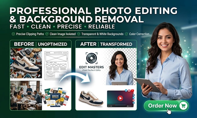 remove background and create a professional png image