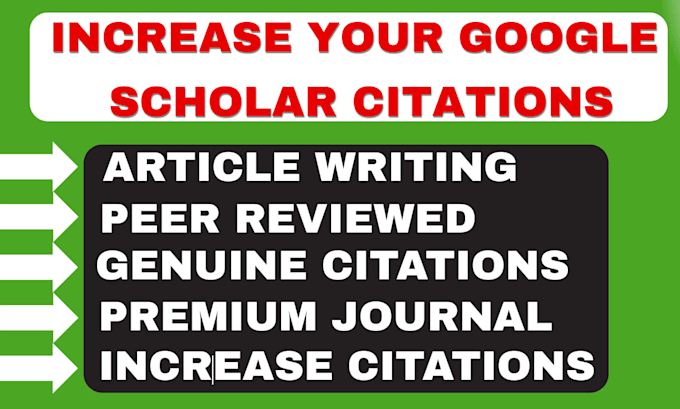 increase citation to google scholar