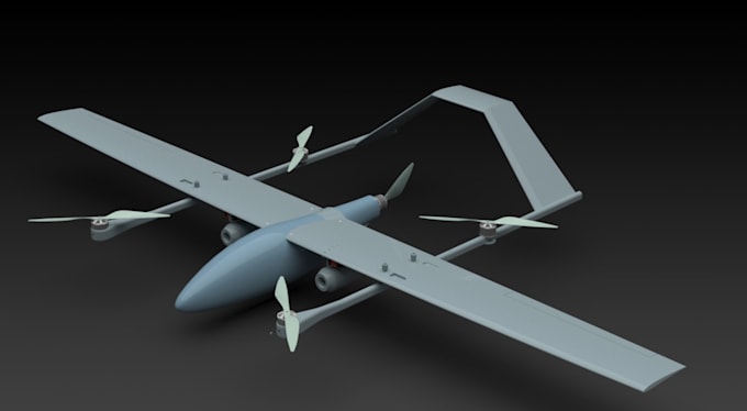 create custom 3d rc plane, vtol aircraft and drone designs for printing