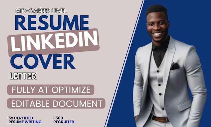 write executive resume and linkedin profile optimization