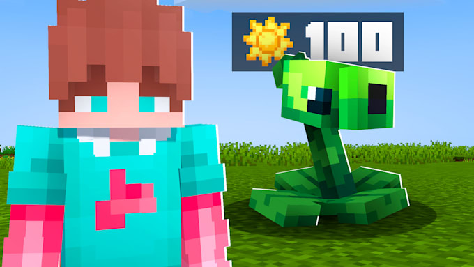 do a great minecraft vanilla style thumbnail