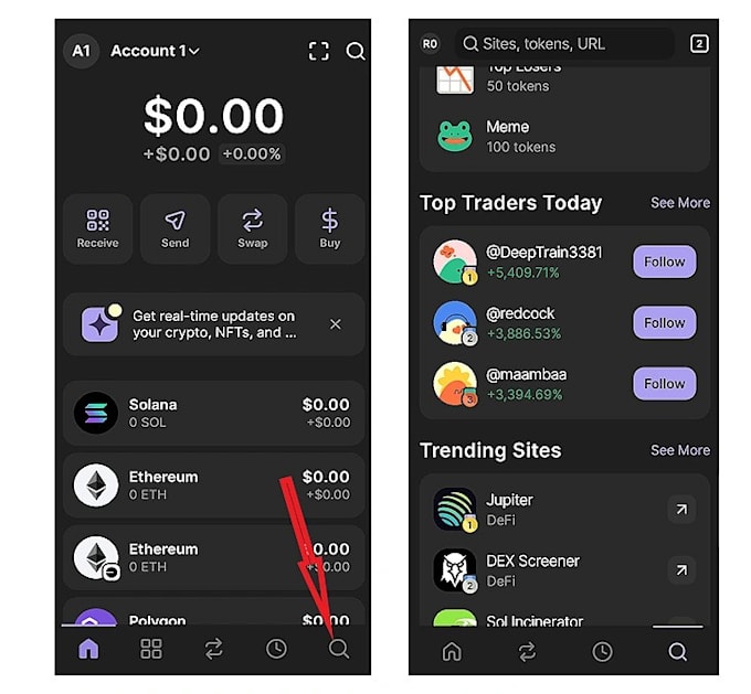 setup crypto wallet app,sol token wallet app,phantom wallet, wallet tracker bot