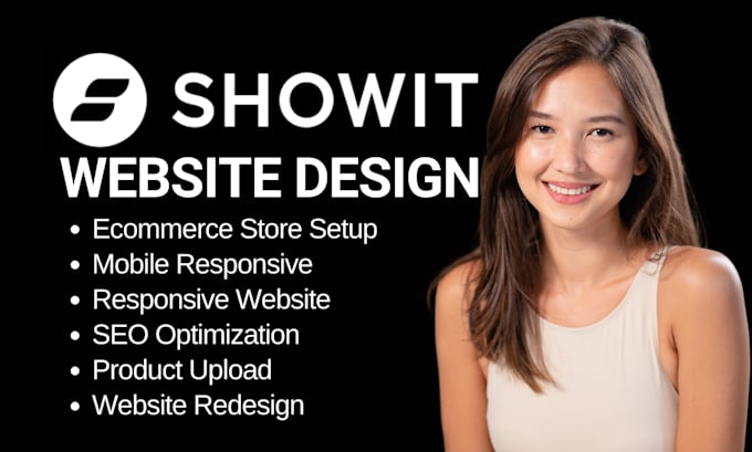 design redesign custom showit ecommerce website or customize showit template SEO