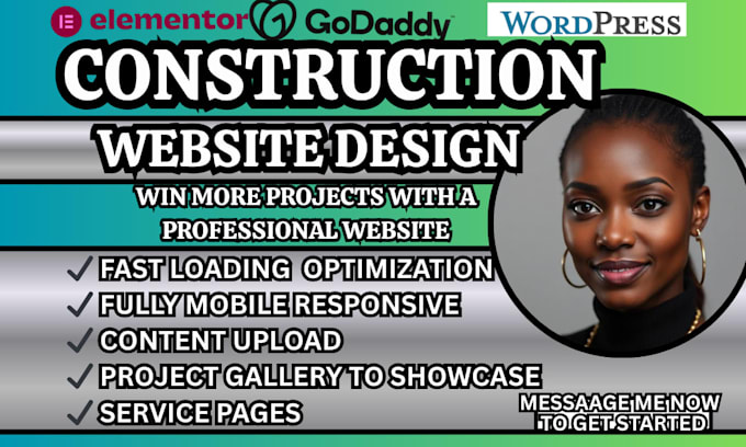 construction website builder development renovation website local business site