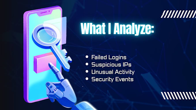 analyze your logs and detect suspicious activity or threats