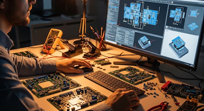 design display and interface pcb