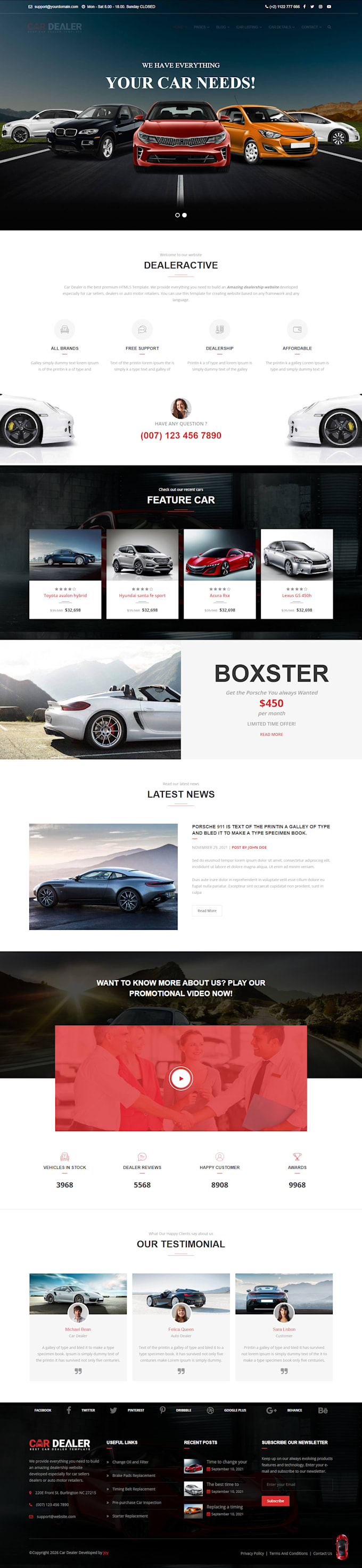 design a responsive business website with premium corporate design