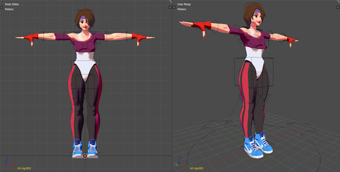 design, model and texture unique 3d characters