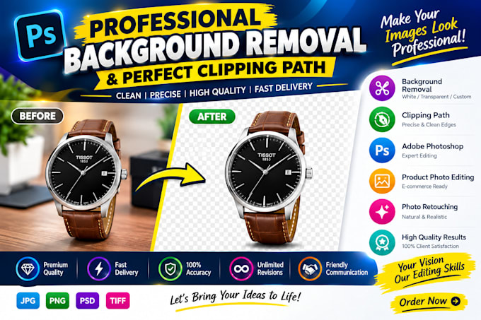 remove background and create perfect clipping path
