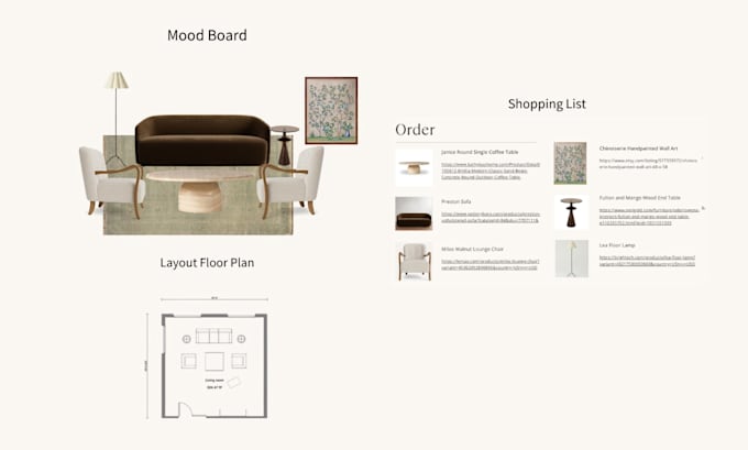 create a virtual interior design plan
