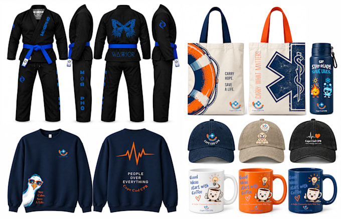 design packaging, apparel and promotional products