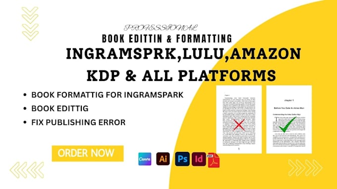 format for ingramspark ebook, amazon kdp ingramspark book, paperback formatting