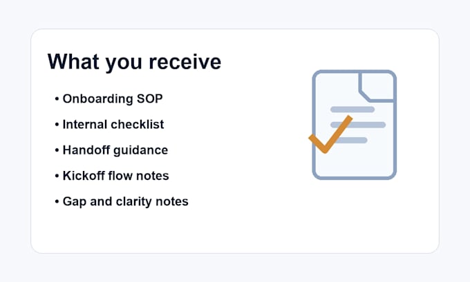 document your client onboarding process into a clear workflow pack
