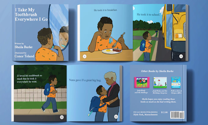 do children, comic, coloring book layout design