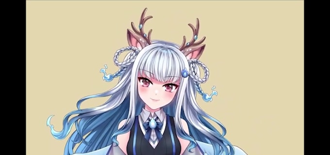 create live2d vtuber model, pro live 2d model 2d vtuber design live2d rigging