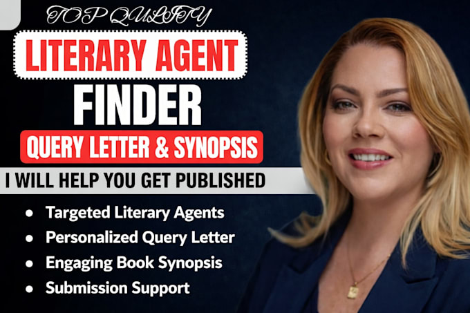 write book proposal, query letter and find active literary agent for your book