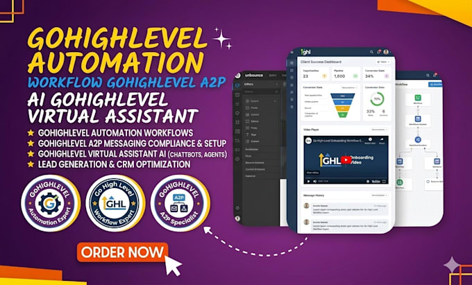 gohighlevel automation workflow gohighlevel a2p gohighlevel virtual assistant ai