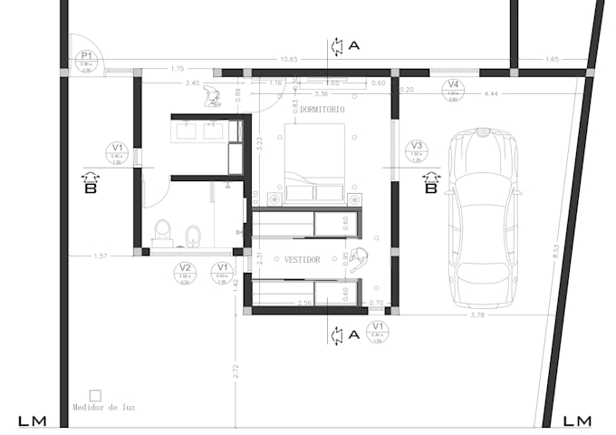 architectural technical drawings plans, sections, elevations