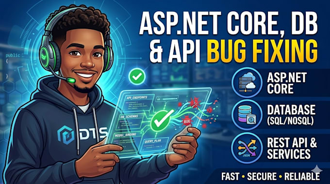 fix asp net core bugs errors and api issues fast