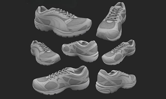 design 3d virtual footwear for second life vrchat fivem 3d apparel collection