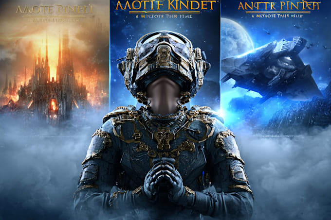 create a stunning sci fi book cover art for your novel