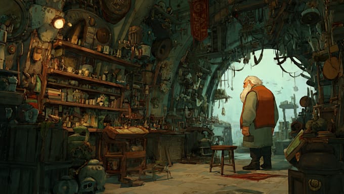 create concept art and illustration