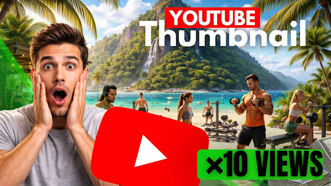create scroll stopping youtube thumbnails