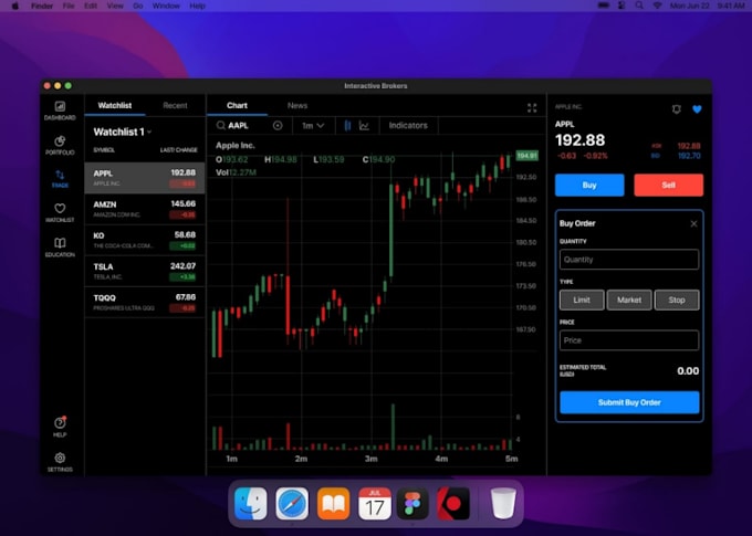 develop interactive brokers, ibkr bot, stock market, algorithmic trading bot