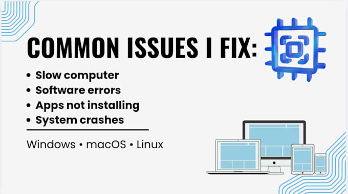 fix your windows, macos, linux issues and speed up your computer