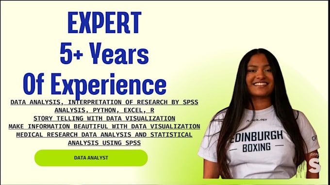 data analysis, interpretation of research by spss analysis, python, excel, r