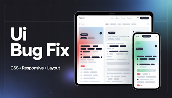 fix react or next js frontend bugs, responsive and UI issues fast