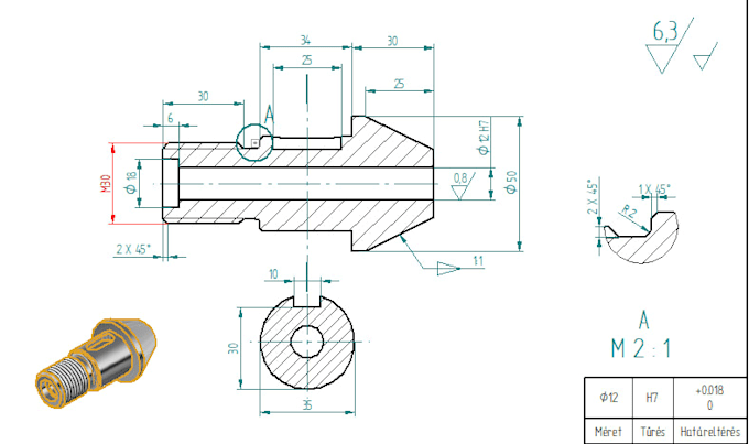 create 3d models and 2d technical drawings in solid edge