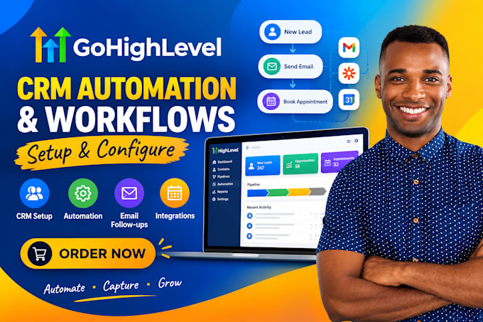 setup gohighlevel CRM automation and workflows
