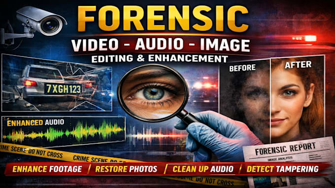 do forensic video, audio, cctv and image enhancement, restoration and analysis