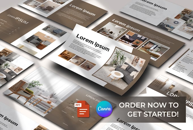 design and redesign canva and powerpoint presentation