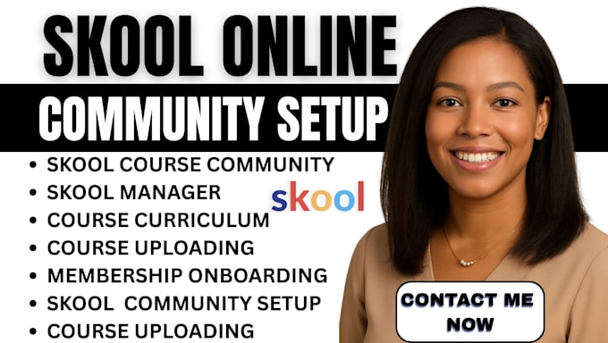 setup skool community skool online course skool community manager