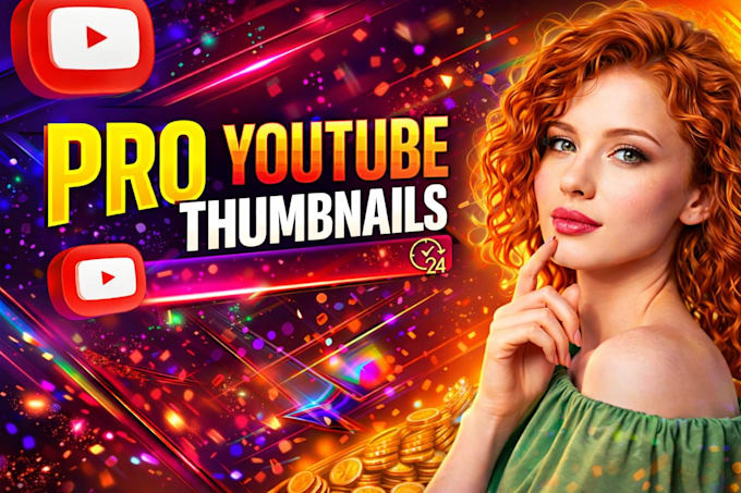 create eye catching youtube thumbnails and social media graphics