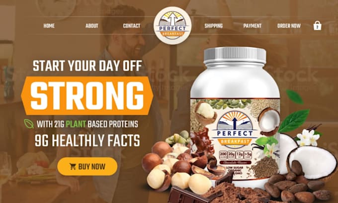 private label supplement store supplement website health supplementshopify store